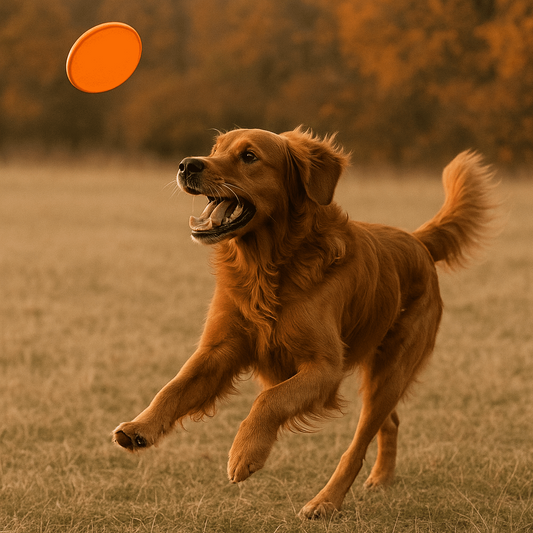 Frisbee til hund – slitesterk hundeleke.