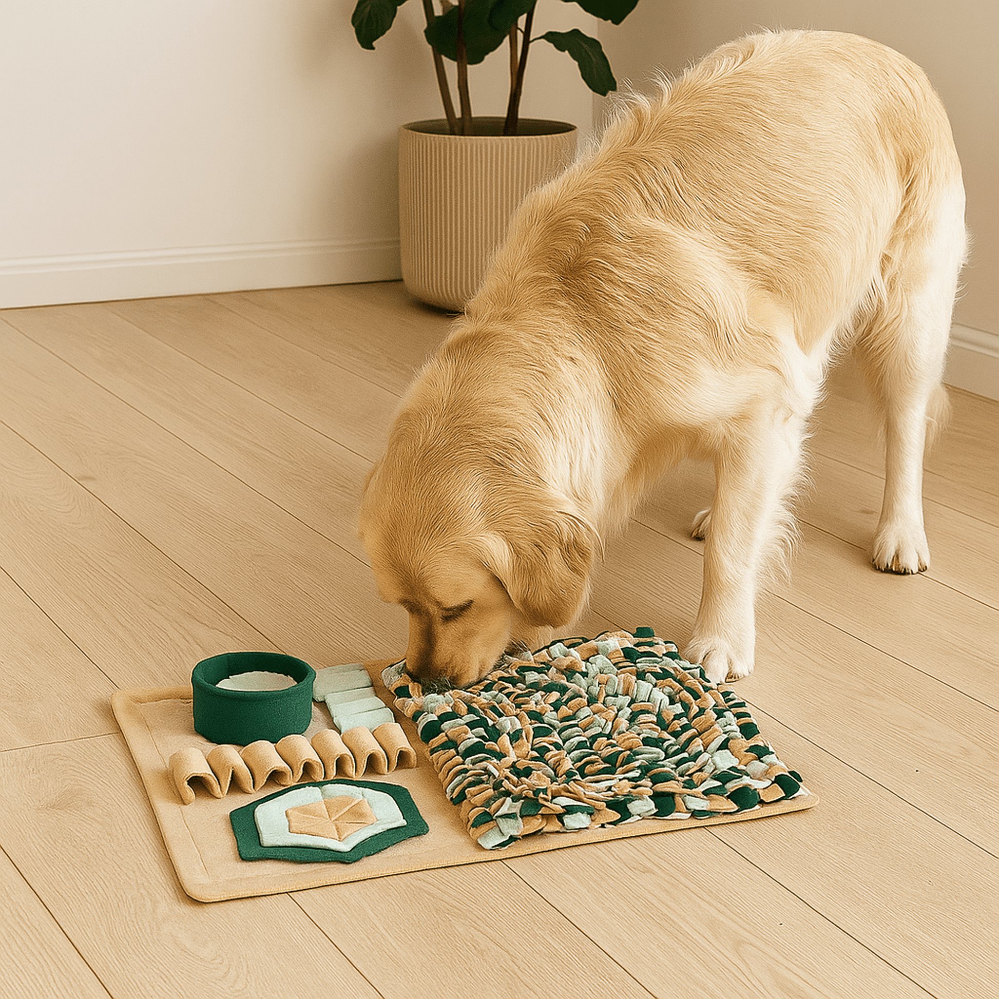 Snusmatte til hund hjernetrim