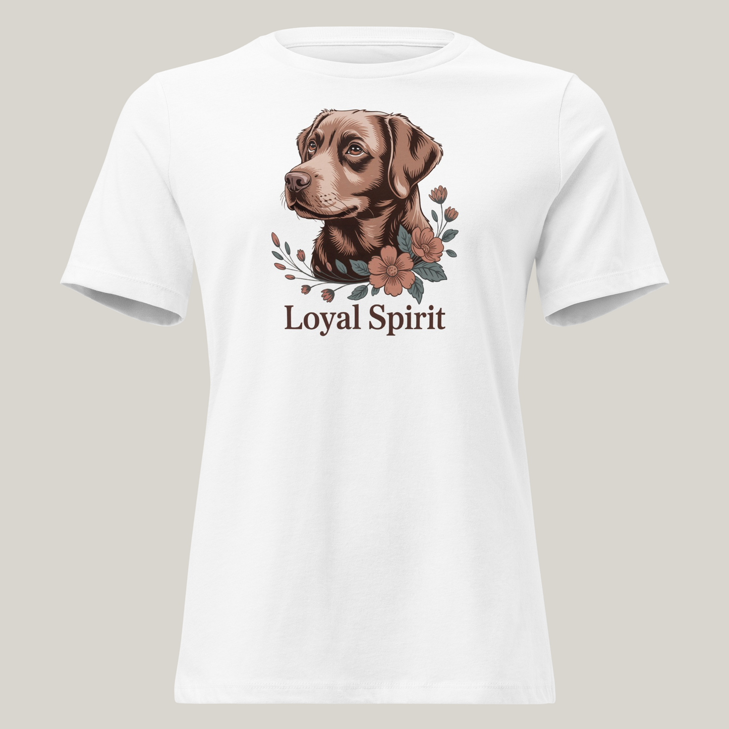 Labrador Retriever hundeprint t-skjorte – retrodesign.
