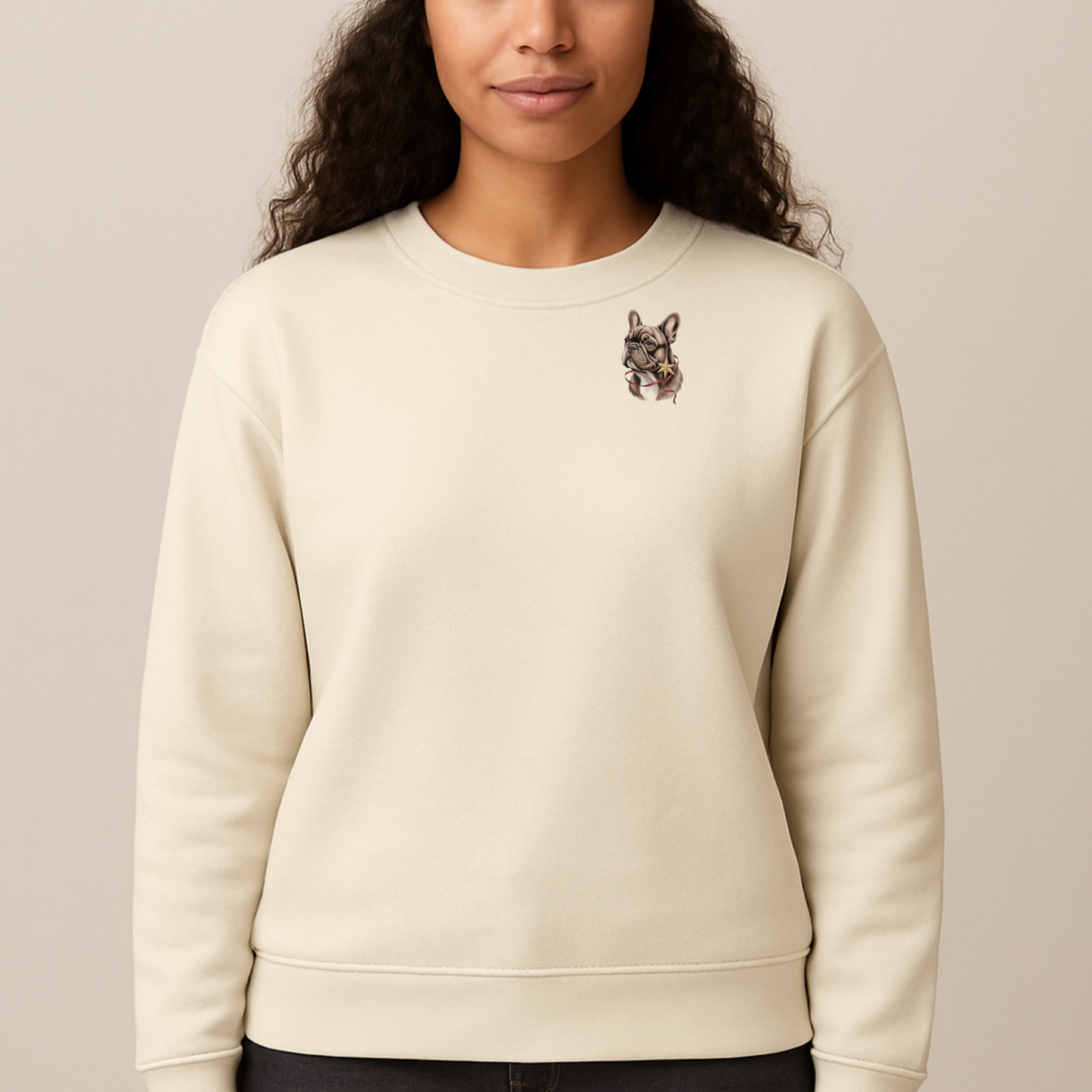 Pawli julegenser Fransk Bulldog