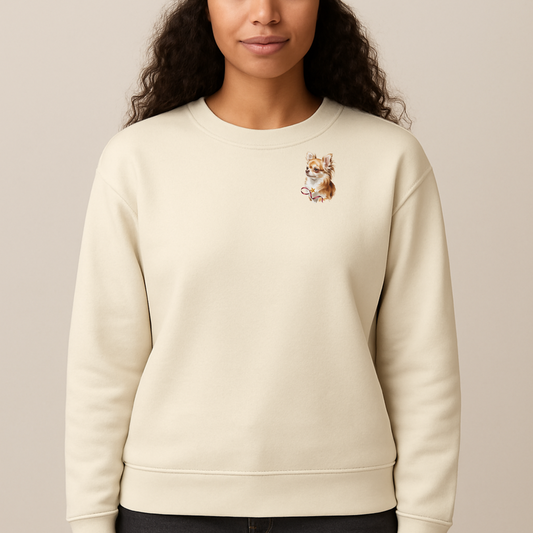 Pawli julegenser Langhåret Chihuahua