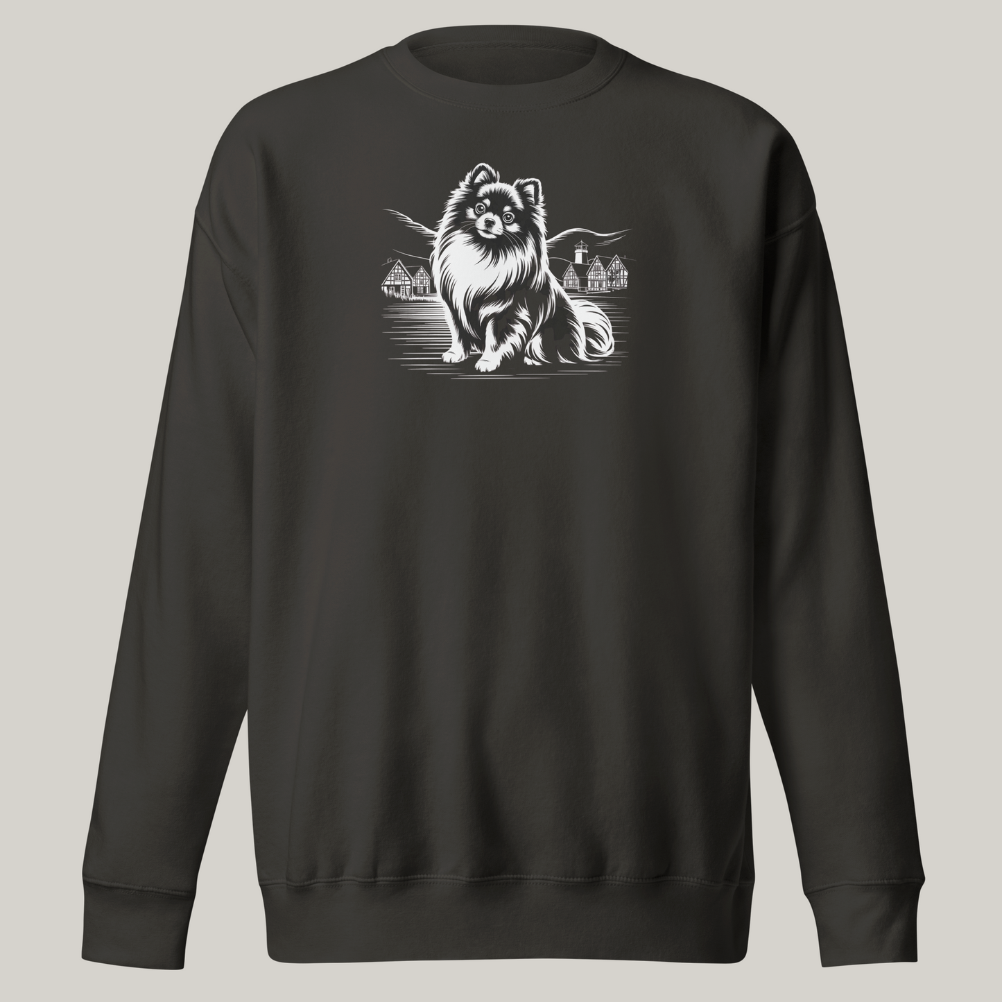 Hundeprint på genser – Pomeranian.