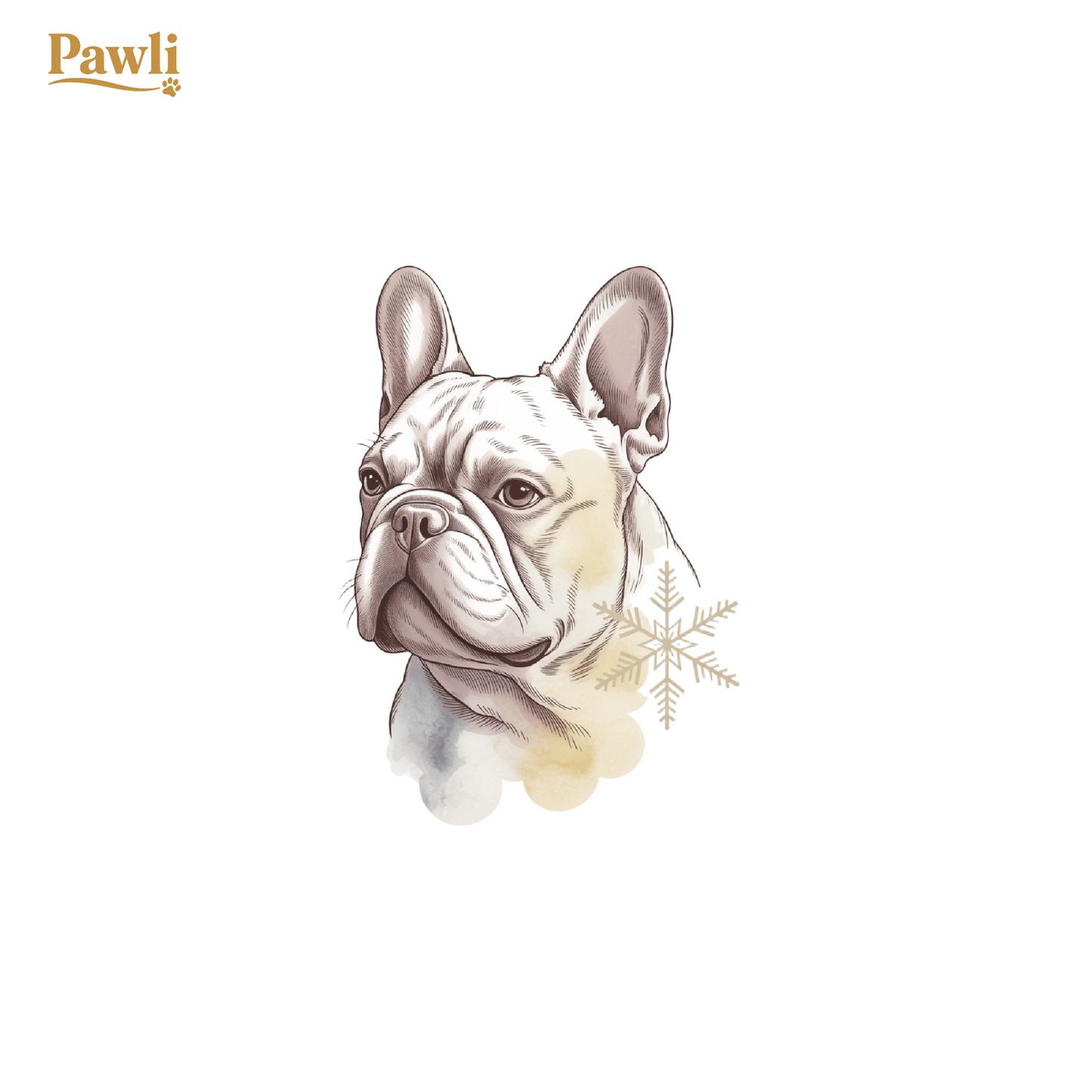 Pawli julegenser Fransk Bulldog