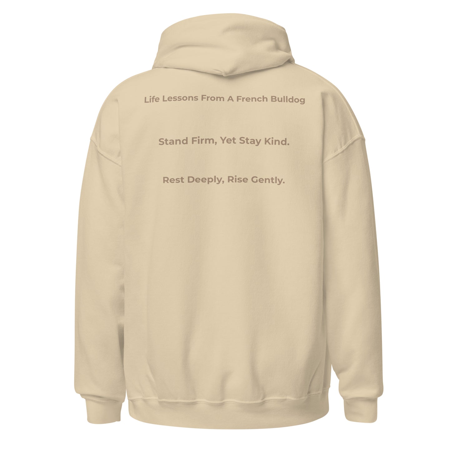 Pawli Heavy Blend Hoodie - Sand - Fransk Bulldog